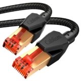 cablism Cavo Ethernet Cat 8 30 Metri,Cavo di rete LAN 40 Gbps schermato SFTP Internet 2000 MHz RJ45 Cavo patch placcato oro (30Metri)