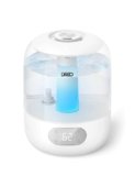 DREO 3L Umidificatore Ambiente Bambini Silenzioso 26dB, Ultrasuoni Nebbia Fresca, Ugello 360°, 30h Autonomia, Diffusore Oli Essenziali, Luce Ambientale, per Casa e Piante, Bianco