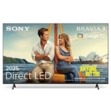 Sony BRAVIA 3 – Direct LED | Altoparlante X-Balanced | Dolby Vision/Atmos | IMAX Enhanced | Google TV (2025) | Google Cast | Apple AirPlay 2| Eco Dashboard 2 | Game Menu 2-55pollici