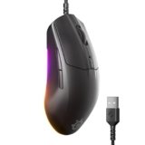 SteelSeries Rival 3 Gen 2 – Mouse Gaming – Sensore ottico TrueMove Core da 8500 DPI – 60 milioni di clic di durata – bassa latenza – 77 g di peso – 100% piedini in PTFE – RGB – Nero