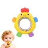 Baby Teething Toy Silicone Teething Toys Bath Toy for Babies 0-6 Months Chick Baby Chew for Sucking Needs