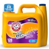 ARM & HAMMER Plus OxiClean Odor Blasters Fresh Burst, 128 Loads Liquid Laundry Detergent, 166.5 Fl oz