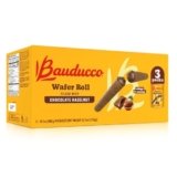 Bauducco Wafer Rolls – Crispy Chocolate Hazelnut Rolled Wafers Filled with Creamy Hazelnut, 42.3 oz (3-Pack)
