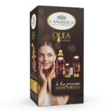 L’Angelica, Olea Kit, Cofanetto Regalo con Bagnoschiuma, Crema Corpo, Crema Mani e Balsamo Labbra, Idea Regalo con Prodotti a Base di Olio di Argan Bio ad Azione Idratante, Vellutante e Protettiva