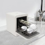Lavastoviglie da tavolo Piccola Lavastoviglie Mini Lavastoviglie per 3 soffitti con/senza collegamento acqua, utilizzabile con funzione a secco, Lavastoviglie portatile compatta per appartamenti