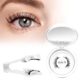 Higu Clace Ciglia Finte Magnetiche Con Applicatore, Non Richiedono Colla, Naturali E Realistiche, Facili Da Applicare E Rimuovere (Style-N)
