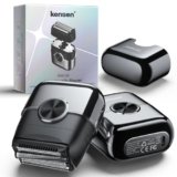 kensen Rasoio Elettrico Barba Wet&Dry Regolabarba Uomo 4D Rasoio Barba 120 Min Utilizzo Rasoio A Lamina Senza Fili 100% Impermeabile Mini Rasoio Elettrico Portatile Ottimo per I Viaggi