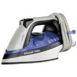 Russell Hobbs Ferro da Stiro a Vapore – Avvolgicavo salvaspazio – 2400 W, Colpo Vapore Extra 180 g, Serbatoio dell’acqua da 320 ml, Piastra in Ceramica, Funzione Autopulente, Wrap&Clip 26730-56