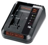 BLACK+DECKER, CARICABATTERIE X BATTERIE AL LITIO 18V – DUAL VOLT 54V – CARICA RAPIDA DA 2A.BDC2A-QW