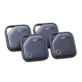 UGREEN FineTrack Smart Finder Localizzatore Supporto iOS SmartTag Tracker Bluetooth Localizzazione per Chiavi Bagaglio Portafoglio Bicicletta Zaino Borsa (4 pezzi)