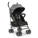 Passeggino KikkaBoo BEETLE, Passeggino da viaggio fino a 22 kg, Pieghevole, Leggero, Compatto, Grigio