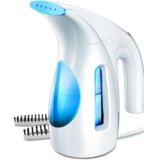 HiLIFE Steamer for Clothes, Portable Handheld Clothing Steamer, 240ml Big Capacity, 700W, Strong Power, Fabric Quick Wrinkle Remover for Home, Office, Travel (ONLY FOR 120V)-Maya Blue
