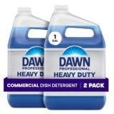Dawn Professional Heavy Duty Manual Pot and Pan Dish Soap Detergent, 1 Gallon (Case of 2)