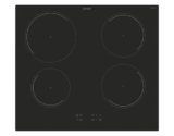 Candy Idea Piano Cottura a Induzione 4 Fuochi in Vetroceramica, Cottura Rapida con Funzione Booster, Power Management per Ottimizzare i Consumi, Blocco di Sicurezza, 59 x 52 x 6 cm, Nero – CITT642C/E1