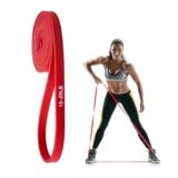 Elastici Fitness, 15-25LB Elastici Palestra, 100% Lattice Elastico Fitness, Elastico Palestra Pilates Yoga Powerlifting Crossfit Uomini Donne