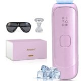 Anysea Epilatore Luce Pulsata con Funzione di Raffreddamento：Luce Pulsata Epilatore con Tre Modalità, Scorrimento Continuo Automatico, Luce Pulsata Per Donne e Uomini, Ascelle, Viso, Tutto il Corpo