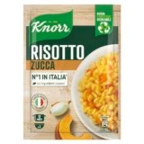 Knorr Risotto alla Zucca, Risotto Pronto con Ingredienti Naturali, 100% Riso Italiano e Chicci al Dente, Preparazione in Pentola o al Microonde, 175g, 2 Porzioni