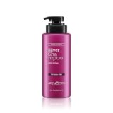 Jenoris Silver Purple Shampoo For Blonde, Silver, Gray & Lightened Hair – Neutralizes Yellow & Brassy Tones – Enriched with Natural Oils, Paraben & SLS Free, Salon Professional, 16.9 Fl Oz