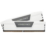 CORSAIR VENGEANCE DDR5 RAM 32GB (2x16GB) 6000MHz CL36-44-44-96 1.35V AMD EXPO & Intel XMP Memoria per Computer Desktop – Bianco (CMK32GX5M2E6000Z36W)
