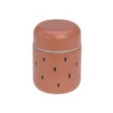 LÄSSIG bambini piccoli Termo scalda scatole di porridge merendine a prova di perdite Acciaio Inox 350 ml/Food Jar Happy Prints caramel