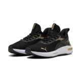 Puma Scarpe da Corsa Softride Enzo 5 Hype Unisex, Puma Nero Puma Oro, 44.5 EU