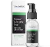 YEOUTH Acido Glicolico Peeling Viso con Retinolo e Tè Verde, Esfoliante Peeling Glicolico Acido 30% Gel Professionale 30ml