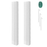 Vicloon Muschio Palo Totem, 2 Pezzi Piante Rampicanti Bastone 60cm Palo di Muschio Plastica Adatto per Piante Rampicanti da Interni ed Esterni, Bastone Muschiato per Crescere Verso L’alto