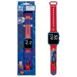LEXiBOOK, LED Digital Watch Superman, Red/Blue, DMW060SU