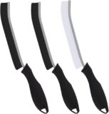 Spazzola Fughe Fessure Multiuso Set 3 Pezzi | Pulizia Profonda Mattonelle Piastrelle e Angoli | Setole Dure Anticalcare Antimuffa | Bagno Cucina Doccia Casa e Auto