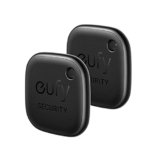 eufy Security SmartTrack Link (nero, confezione da 2) Key Finder compatibile con Apple Find My (iOS) Key Finder Bluetooth Tracker per auricolari e localizzatore di bagagli
