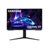 Samsung Monitor Gaming Odyssey G3 (S24DG302), Flat, 24″, 1920×1080 (Full HD), VA, 180 Hz, 1 ms, AMD FreeSync, HDMI, Display Port, Ingresso Audio, HAS, Pivot, Flicker Free, Eye Saver Mode