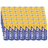Batterie AA da 1,5 V, ad alta potenza, zinco, carbone, batterie per giocattoli, telecomandi, luci, 40 pezzi PKCELL