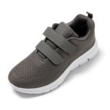 JOMIX Scarpe con Strappo Uomo Sneakers Casual Sportive da Ginnastica Scarpe da Corsa Tennis Fitness Camminata Passeggio SU8720-4 (Grigio, 43)