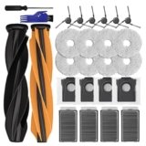 L40s Pro Ultra Accessori Ricambi per Dreame X50 Ultra Complete/ L40s Pro Ultra/ L50 Pro Ultra/ X50 Master Accessori 2 Spazzola Principale, 4 Filtri 4 Sacchetti 6 Spazzole Laterali 8 Panni Mop 26 Pcs