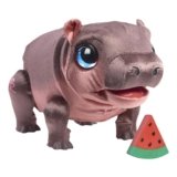 FurReal Sally The Silly Hippo, 9 Inch Interactive Plush, Kids Toys for Ages 4 Up by Just Play