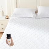 Warmrest Heated Mattress Pad King – Bed Warmer with Memory & Preheat Functions, 2-10 Hour Auto Off & 9 Heat Settings, Double Controller, Fast Heating, Deep Pocket, Electric Mattress Pad King 78″x80″