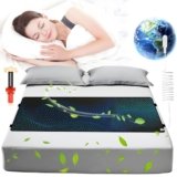 Grounding Mat for Bed, Grounding Pad for Sleeping, Anti-Slip PU Leather Mattress with Grounding Cord for Enhanced Sleep & Comfort Suitable for Feet & Desk 27”×78”(King)