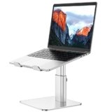 BESIGN LSX6N Supporto PC portatile, Supporto per portatile ergonomico in Alluminio, Supporto per laptop compatibile con portatili da 10-15.6″, Argento