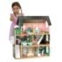 Delta Children Little Gem Dollhouse – 3-Story Dollhouse with 4 Rooms – Includes 16 Accessories – Fits 5-inch Dolls – Pretend Play Dream Gift for Ages 3+