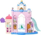 Mattel Disney Princess – Palazzo dei Cuccioli, set ispirato al film con 7 aree di gioco, 3 amici animali e oltre 17 accessori inclusi, giocattolo per bambini, 3+ anni, JBF96