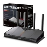 TP-Link Wi-Fi 7 Archer GE230 Router Gaming Dual-Band BE3600Mbps, 2 Porte 2.5Gbps, 3 Porte Gigabit, Canali 320MHz, 4K-QAM, Beamforming, HomeShield, Quad-Core CPU, Non Supporta xDSL