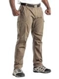 Men’s Tactical Pants Ripstop Waterproof Cargo Work Pants 8 Pockets for Hiking Woking Safari Construction Pants Khaki
