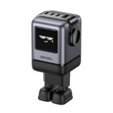 UGREEN Uno Caricatore USB C 100W GaN, Presa da Muro Robot a 4 Porte Carica Rapida Compatibile con MacBook PRO, iPhone 16, Galaxy S24/S23, Pixel 8, Steam Deck, ROG Ally ecc