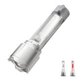 Flashlight Rechargeable with Camping Lantern,90000 Lumens Super Bright Flashlight High Lumens, Handheld Flash Light Battery Powered with 9 Modes & IPX7 Waterproof, Camping Flashlights for Home Outdoor