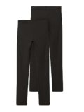 Name It Nkfvivian 2P Legging L Noos, Leggings Bambine e ragazze, Nero (Black/Pack:PACKED WITH BLACK), 86-92