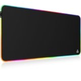 THE G-LAB Pad RUBIDIUM – Tappetino per Mouse RGB – Tappetino per Mouse Gaming XXL – Retroilluminazione LED, Resistente All’Acqua, Tessuto D’Elevata Precisione, Base In Gomma Antiscivolo, 800x300x3mm