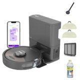 Shark Matrix Plus 2in1 Robot Vacuum & Mop with Sonic Mopping, Matrix Clean, Home Mapping, HEPA Bagless Self Empty Base, CleanEdge, for Pet Hair, WiFi, Black/Mocha, AV2630WA