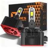 JinDot D1S D1C D1R LED Lampadine 38000LM 900% Luminosità Plug and Play Sostituire Kit OEM HID Abbagliante e Anabbagliante, 2 Lampade