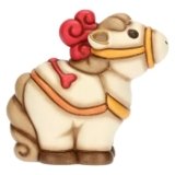Cavallo Priscilla in ceramica Eolia, piccolo