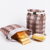 Linen Bread Bag Set and Baking Accessories For Homemade Sourdough Bread – Keep Bread Freshness for Days – Reusable Storage Bag and Easy to Clean